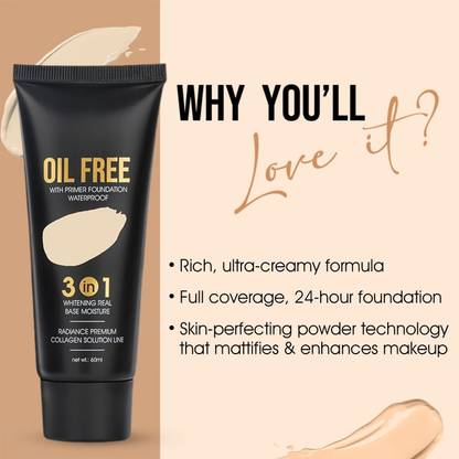 Yuency Matte 3 in 1 Foundation All Day Moisturizer Foundation