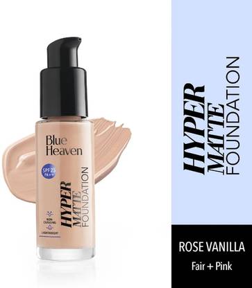 BLUE HEAVEN Hypermatte Foundation- 201 Cream Fair + Pink, 30 ml Foundation