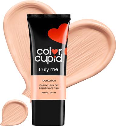 Color Cupid Liquid High Coverage, Easy Blend, Second skin finish |Truly Me Foundation