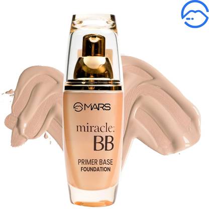 MARS Finish BB Foundation Primer Base, Oil Free, Long-Lasting Coverage Foundation