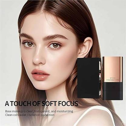 OPHYRA Foundation Stick with Inbuilt Brush, Medium to Full Coverage  Foundation
