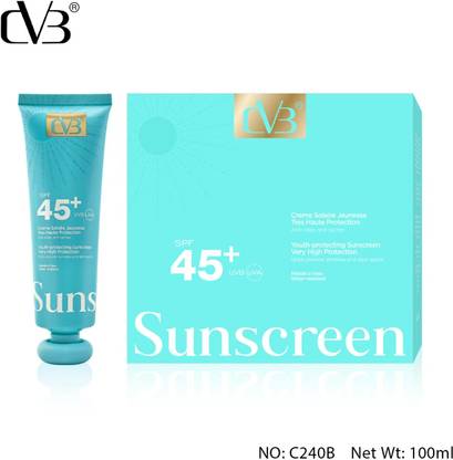 CVB SUNSCREEN SPF45+++ YOUTH-PROTECTING SUNSCREEN VERY HIGH PROTECTION HELPS PREVENT Foundation