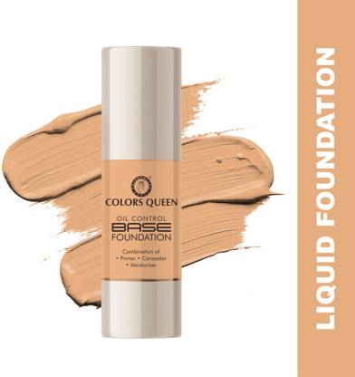 COLORS QUEEN Base Foundation Oil Control Oil Free With Primer Foundation