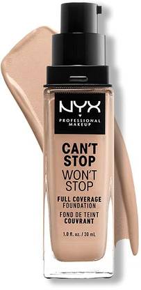 Nyx Professional Cant Stop Wont Full Coverage 30 ml Foundation