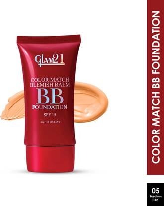 Glam21 Color Match BB Foundation Dual Purpose Foundation & Sunscreen| Non-greasy Foundation