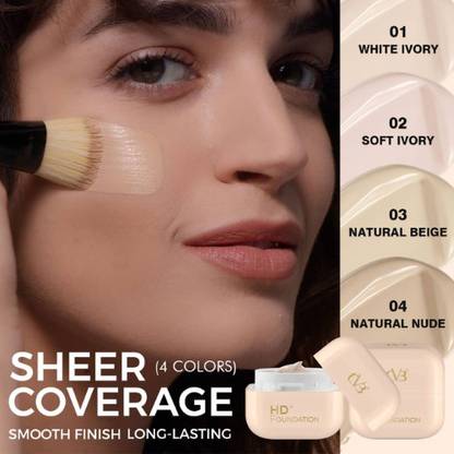 CVB HD FOUNDATION SMOOTH FINISH LONG LASTING SHREE COVERAGE 02 SHADE Foundation