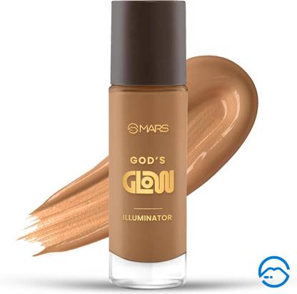 MARS Illuminator God's Glow, Highlighter & Foundation, Green Tea & Rosemary Extract Foundation