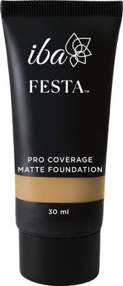 Iba Festa PRO Coverage Matte Foundation | Long Lasting | Lightweight & Oil Free Foundation
