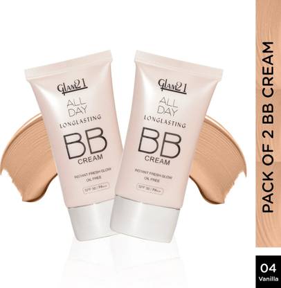 Glam21 BB Cream Longlasting Oil Free Sun Protection Formula | Non Greasy Creamy Texture Foundation