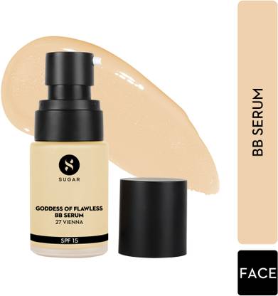 SUGAR Cosmetics Goddess Of Flawless BB Serum, SPF15 & Enriched with Hyaluronic acid & Vitamin E Foundation