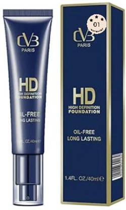 CVB HD Foundation, Oil-Free, Light-Diffusing, Long Lasting, Silky-Smooth Foundation