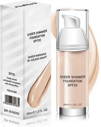 DJATI Sheer Shimmer Foundation with Shining SPF 20 Sheer Radiance By Colour Adapt Foundation