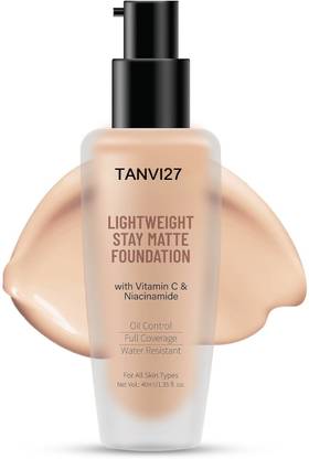 tanvi27 New Matte Foundation Oil Control Super Coverage Smooth Application Foundation