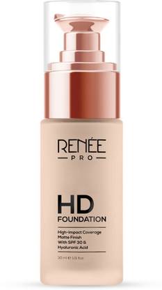 Renee PRO PRO HD Coverage Foundation with Matte Finish, Highly Blendable Formula, SPF15 Foundation
