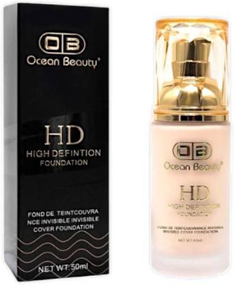 OCEAN BEAUTY HD High Definition Matte+ Finish Dewy Base Hydrating Mousse Foundation Cream Foundation