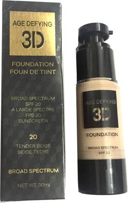 लव-ली IMPORTED ORIGINAL 3D AGE DEFYING SPF 20 SUNSCREEN FOUNDATION Foundation