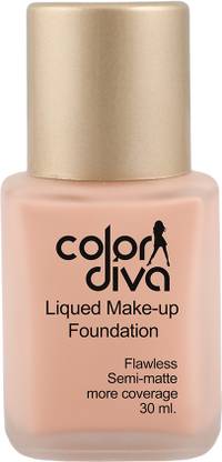 Color Diva Flawless Semi Matte Liquid Lightweight Foundation With Medium Coverage Foundation