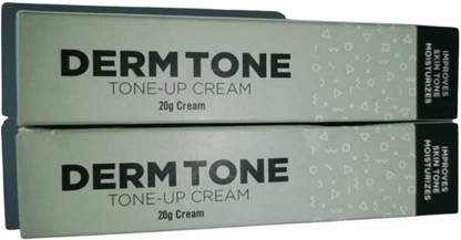 DERMTONE Derm Tone Tone-Up Cream PACK OF 2 Foundation