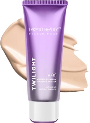 Lakyou Beauty Filter Face Twilight Weightless Matte Finish HD Foundation SPF 30 Foundation