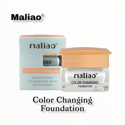 maliao Color Changing Waterproof Foundation With Satin Finish Foundation