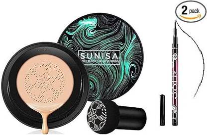 ttti 3 in 1 Air Cushion CC and BB cream foundation & 36H Waterproof Eye Liner Foundation