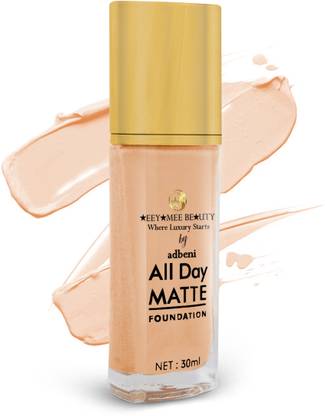 adbeni High Coverage Foundation SPF-15 | Smooth, Silky & Slay | Buildable All-Day Wear Foundation