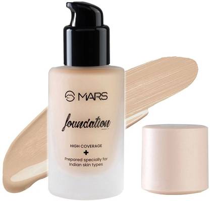 MARS SPF50 PA++++ High Coverage Liquid | Blemish Free & Blendable Makeup Foundation