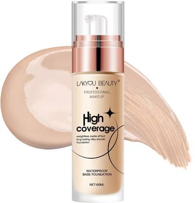 Lakyou Beauty High coverage, weightless matte effect long lasting, shade-04 natural nude Foundation