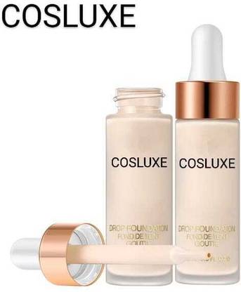 Cosluxe Dropper Liquid Foundation O.TWO.O full Cover natural Liquid  Foundation