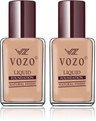 VOZO Flawless Finish Foundation, Improves Uneven Skin Tone, Lightweight Pack Of 2 Foundation