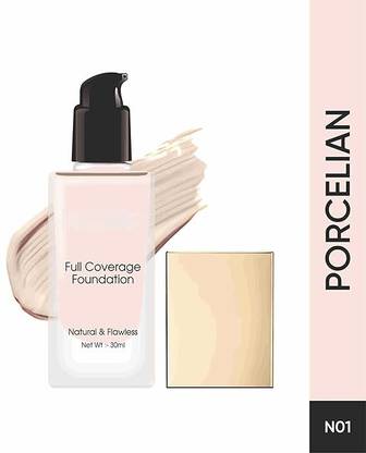 VERGE Full Coverage Liquid Foundation (Flawless Matte Finish,Lightweight,Long-Lasting) Foundation