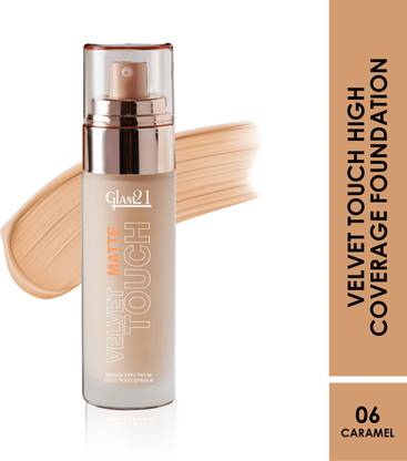 Glam21 Velvet Touch Foundation SPF35 Longlasting Matte Finish, Waterproof Foundation