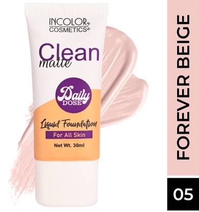 INCOLOR Clen Matte Daily Dose Liquid Foundation 05 Foundation