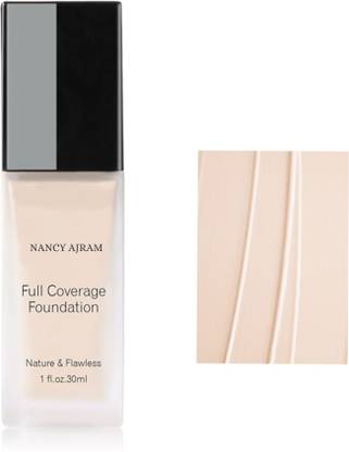 NANCY AJRAM Full Coverage Foundation for Face Makeup Waterproof, Non-Greasy for Women Foundation
