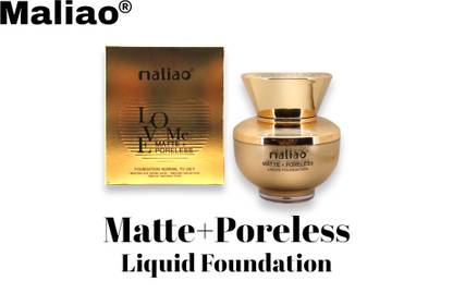 maliao Love Me Matte + Poreless Liquid  Foundation
