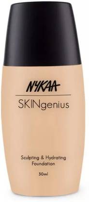 NYKAA SKINgenius Sculpting & Hydrating Foundation - Almond Beige Foundation