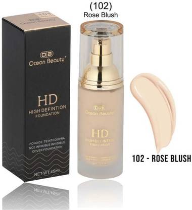 OB OCEAN BEAUTY Full Liquid HD Coverage Matte Finish Dewy Base Hydrating Mousse Foundation Cream Foundation