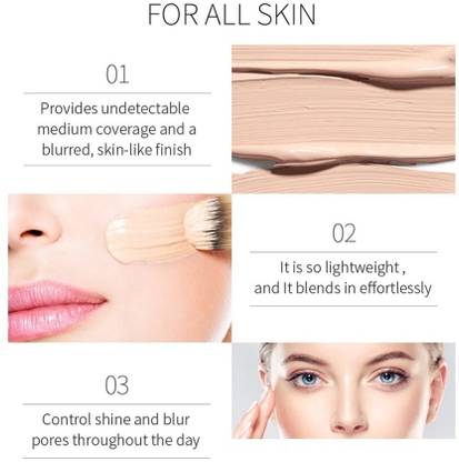 AMOSFIA ONE TOUCH INSTANT MAKE UP FOUNDATION CREAM Foundation