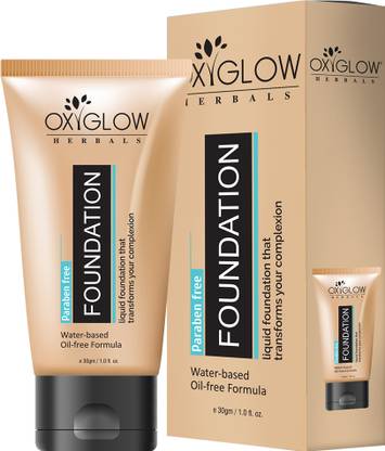 oxy glow herbals Foundation - Water Based Oil Free Formula Foundation