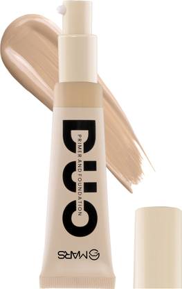 MARS Duo Primer+Foundation Cream Hydrating & Dewy Finish For Flawless Everyday Makeup Foundation