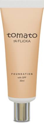 Flicka Tomato Foundation For Face Makeup, 04 Walnut, 30ml Foundation