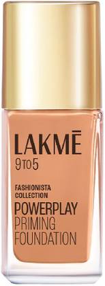 Lakmé 9to5 Powerplay Priming Foundation, Built in Primer, SPF 20 Foundation
