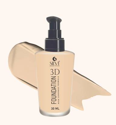 SILVI 3D Coverage Liquid Foundation | Blemish Free & Blendable Foundation for Makeup Foundation
