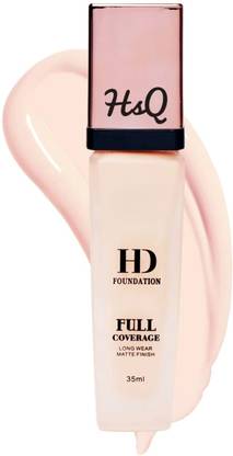 HSQ Studio Finish HD Foundation – Matte & Weightless Coverage – 35ml Foundation