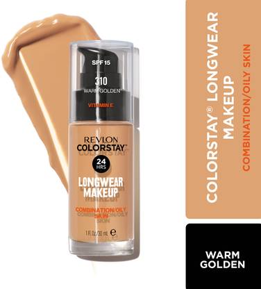 Revlon Colorstay Long Wear Make Up Combination Oily -Warm Golden (Spf 15) Foundation