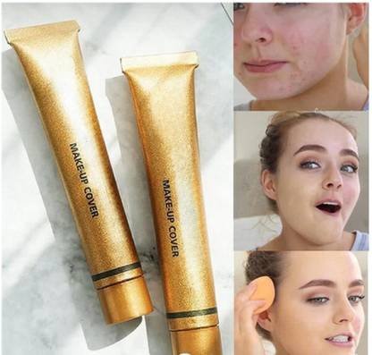 HUZURLU Waterproof Foundation for Oily Skin, Acne, & Under Eye Bags Foundation