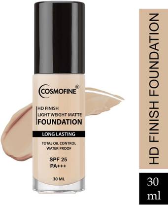 cosmofine Ultra HD Matte Finish Foundation Water Proof with SPF 25 Foundation