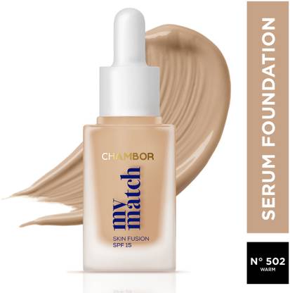 Chambor My Match SPF 15 Skin Fusion Serum Foundation in 20 shades- #502 Warm Foundation