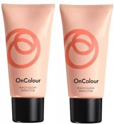 Oriflame Peach glow Perfector (light) Foundation (Peach, 30 ml) Pack of 2 Foundation