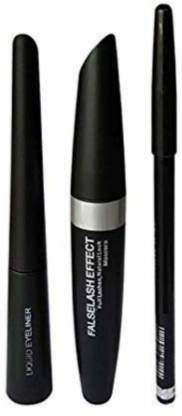 CLIEND RED5IN1 LIPSTICK MASCARA KAJAL EYELINER 1 ml Foundation